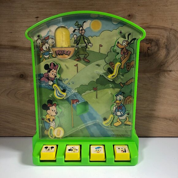 Walt Disney Table Top Golf Pinball Puzzle Game Durham Industries 1978 Vintage - Picture 1 of 11